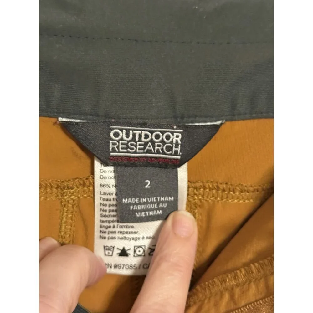 Outdoor Research Womens Tan Adventure Hiking Pants Size 2 - Picture 5 of 7